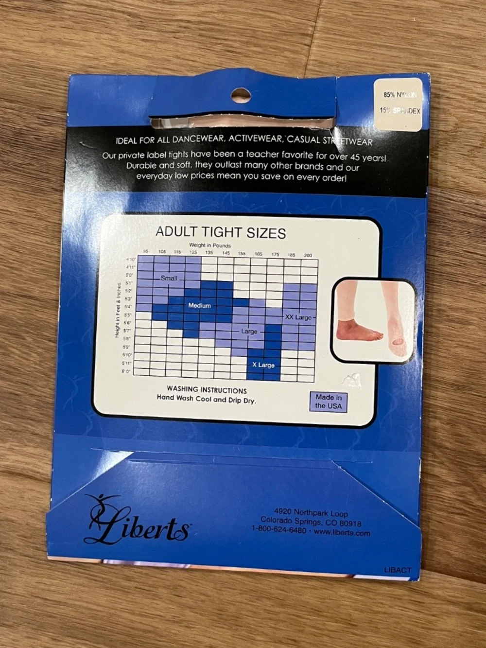 Liberts theatrical pink convertible tights size small/medium